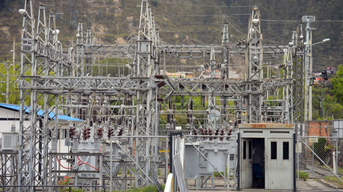 Subestación de la Empresa Eléctrica de Cuenca, el 27 de octubre de 2023.