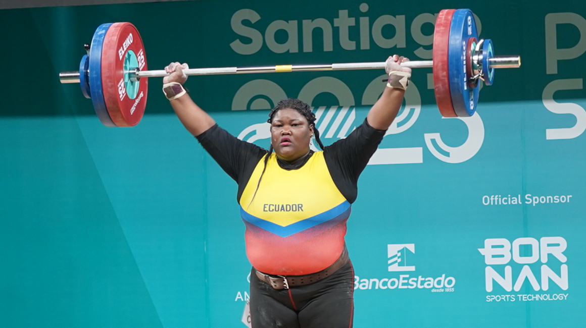 Lisseth Ayoví, durante los Juegos Panamericanos de Santiago. 