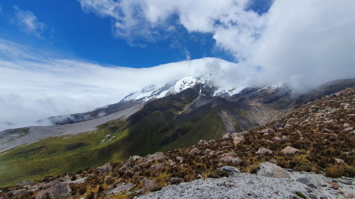 Volcán Cayambe.