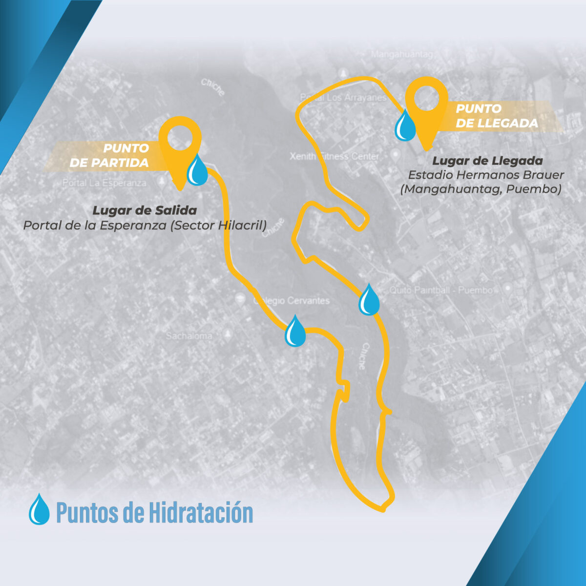 Ruta de la Primicias night race 2023.