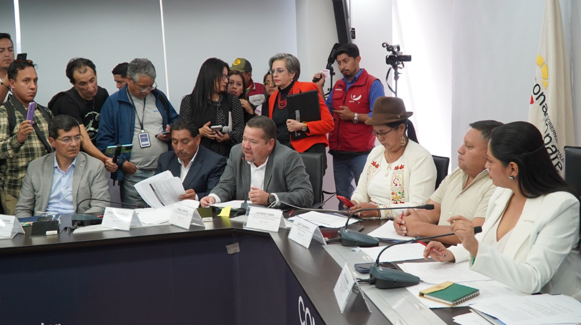 GAD provinciales a advierten movilizaciones por recortes presupuestarios. El 6 de noviembre de 2023.