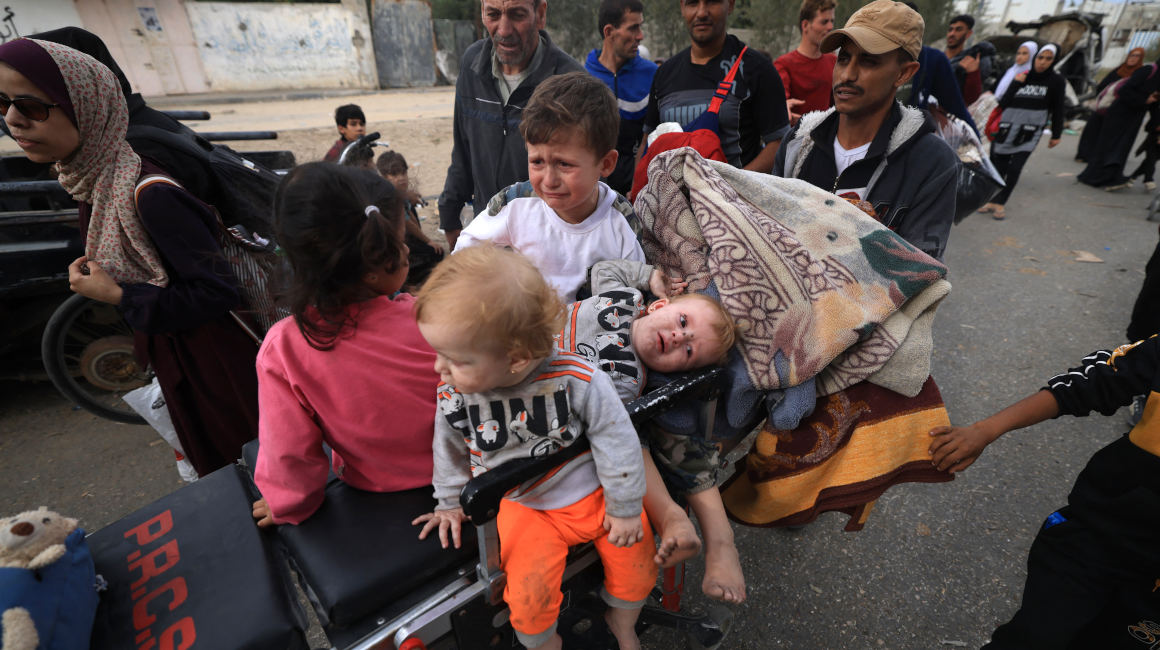 desplazados palestina franja de gaza ataques israel