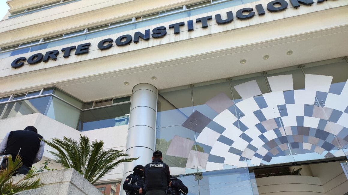 Instalaciones de la Corte Constitucional, en Quito, el 17 de mayo de 2023.
