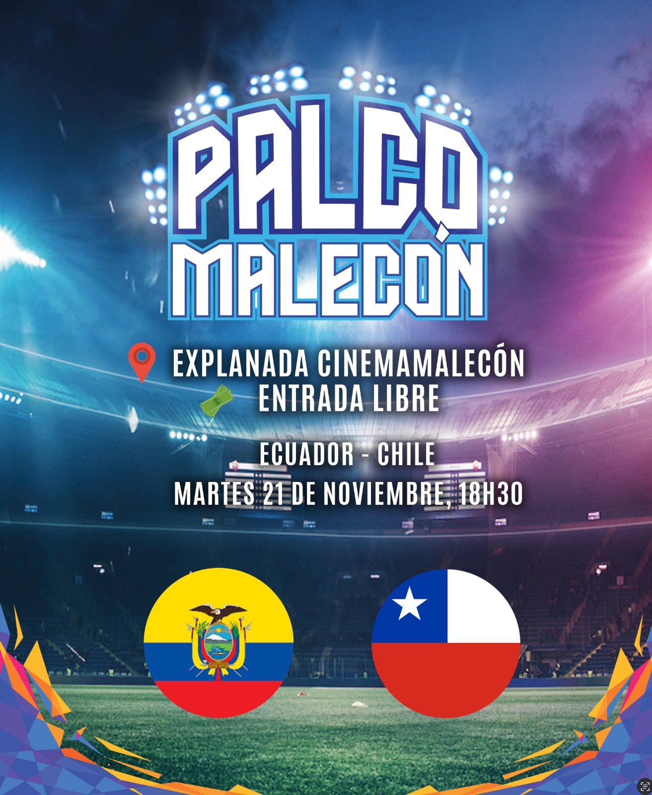 Ecuador Chile Eliminatorias Malecon 2000