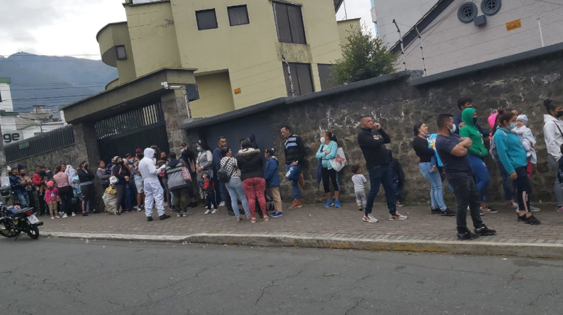migrantes venezolanos en Quito