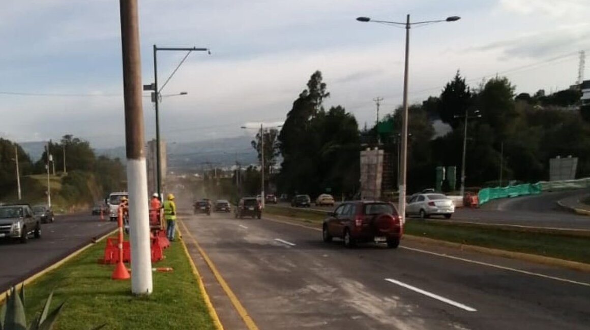 La autopista Rumiñahui habilitó todos sus carriles este 21 de noviembre de 2023.