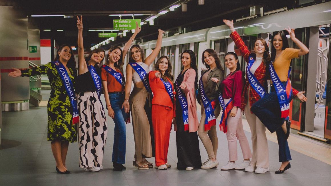 Las diez candidatas a Reina de Quito 2023 - 2024