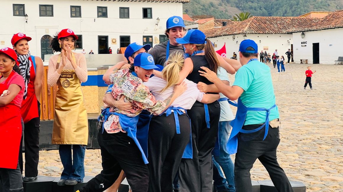 El equipo azul fue el ganador del primer 'Reto de Campo' de MasterChef Celebrity Ecuador.