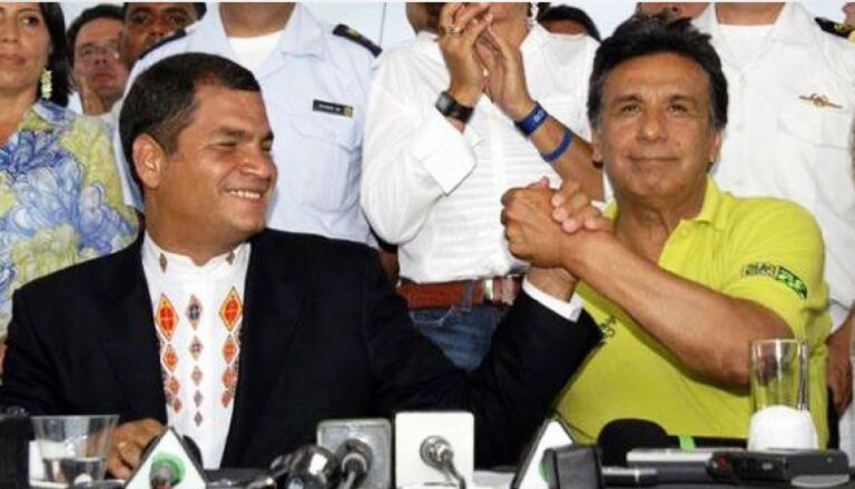 Rafael Correa y Lenín Moreno.
