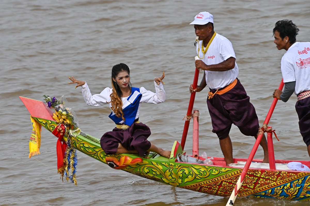 El Festival del Agua es la mayor fiesta tradicional de Camboya.