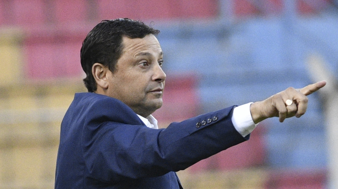 Jeaustin Campos, durante un partido con el Nacional Potosí, el 4 de febrero de 2020.