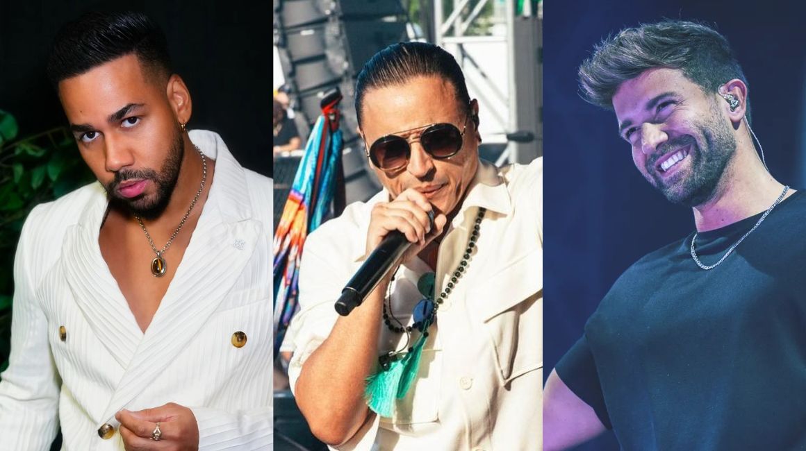 Romeo Santos, Elvis Crespo y Pablo Alborán, entre los artistas que ofrecerán conciertos en Ecuador esta semana.