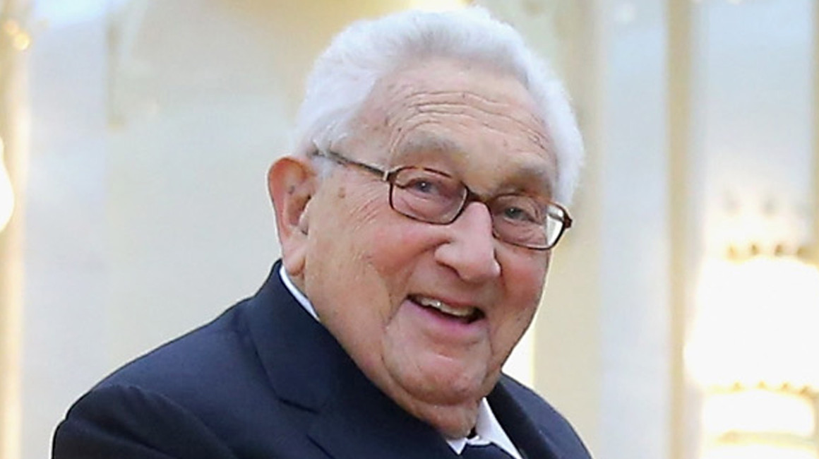 El exsecretario de Estado de Estados Unidos, Henry Kissinger, en su último viaje a China, el 17 de marzo de 2015.