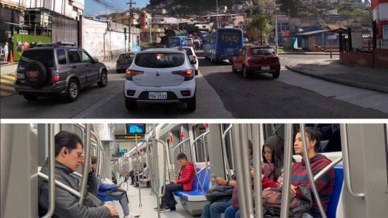 tiempos de traslado en el Metro de Quito