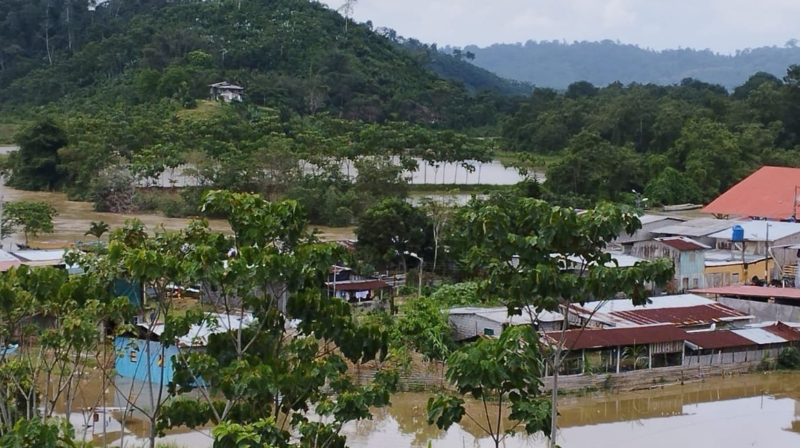 Lluvias provocaron inundación en San Gregorio el 7 de diciembre de 2023.