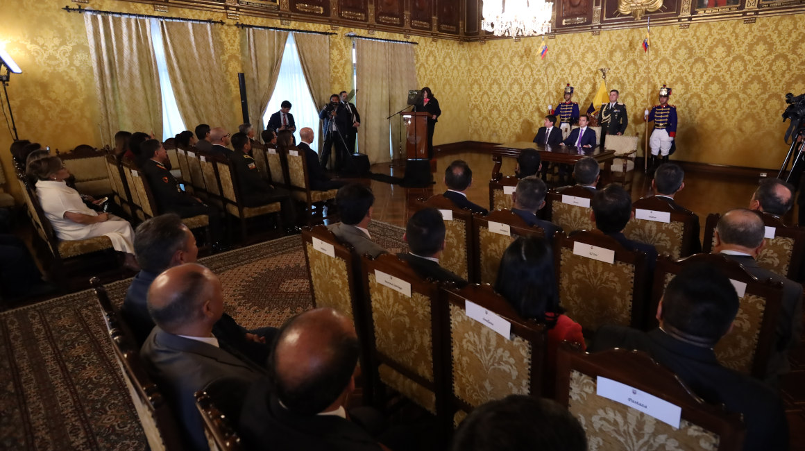 Los nuevos gobernadores provinciales fueron posesionados por el presidente Daniel Noboa, el 5 de diciembre de 2023, en Quito.