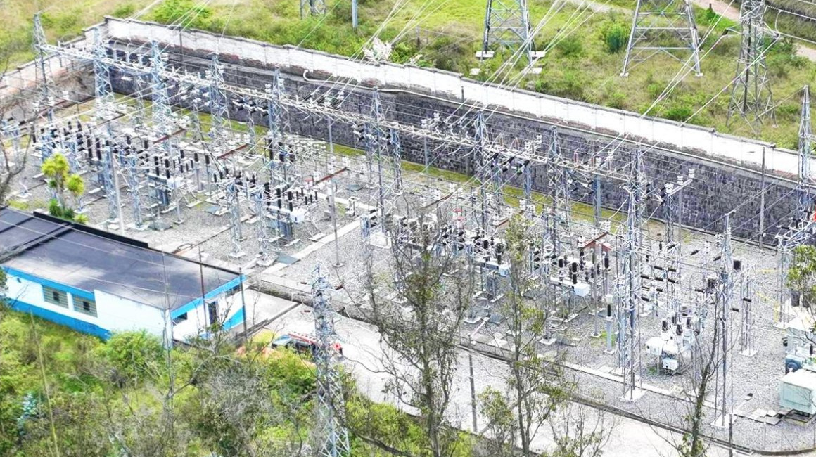 La subestación de energía eléctrica Olímpico, en Quito.