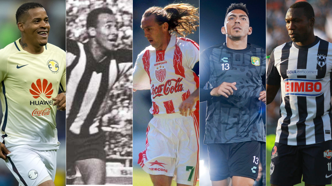 Michael Arroyo, Alberto Spencer, Álex Aguinaga, Ángel Mena y Walter Ayoví, jugadores que disputaron el Mundial de Clubes o la Copa Intercontinental.