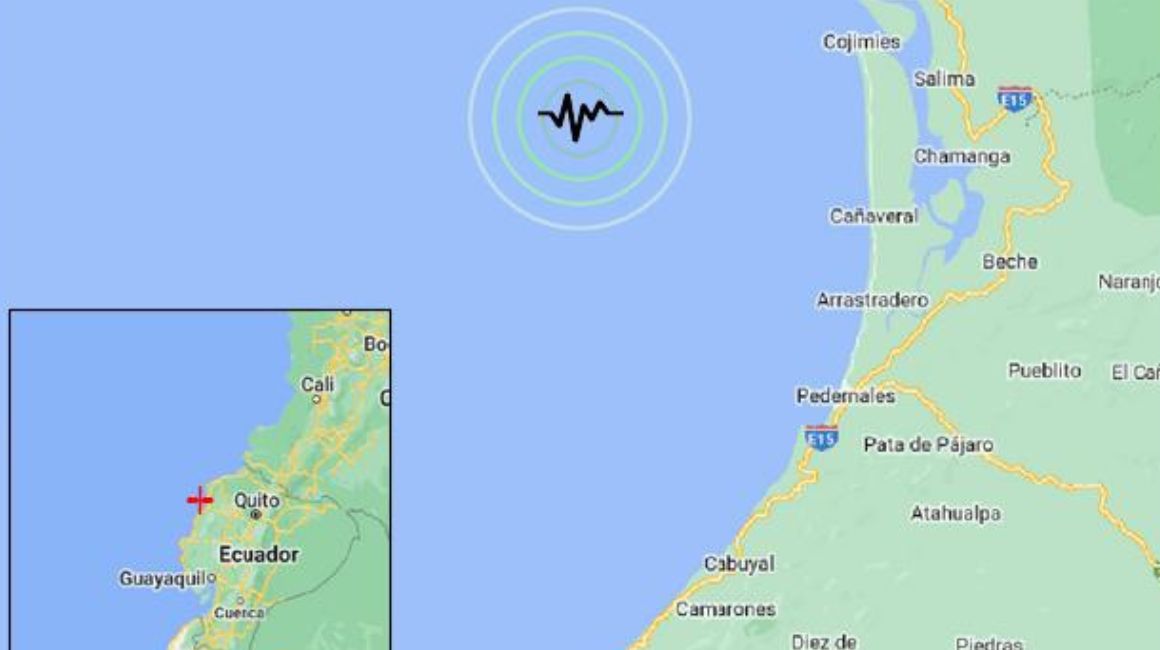 Un temblor se registró en Pedernales, Manabí, el 12 de diciembre de 2023.