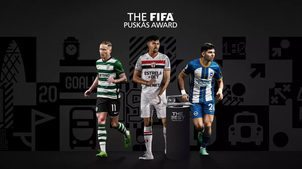 Estos son los tres finalistas al Premio Puskás de la FIFA.