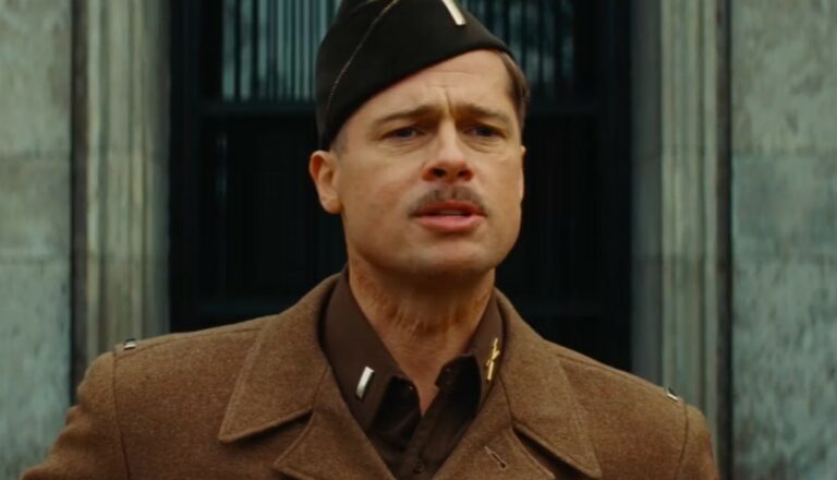 Brad Pitt, en una escena de 'Bastardos sin gloria'.
