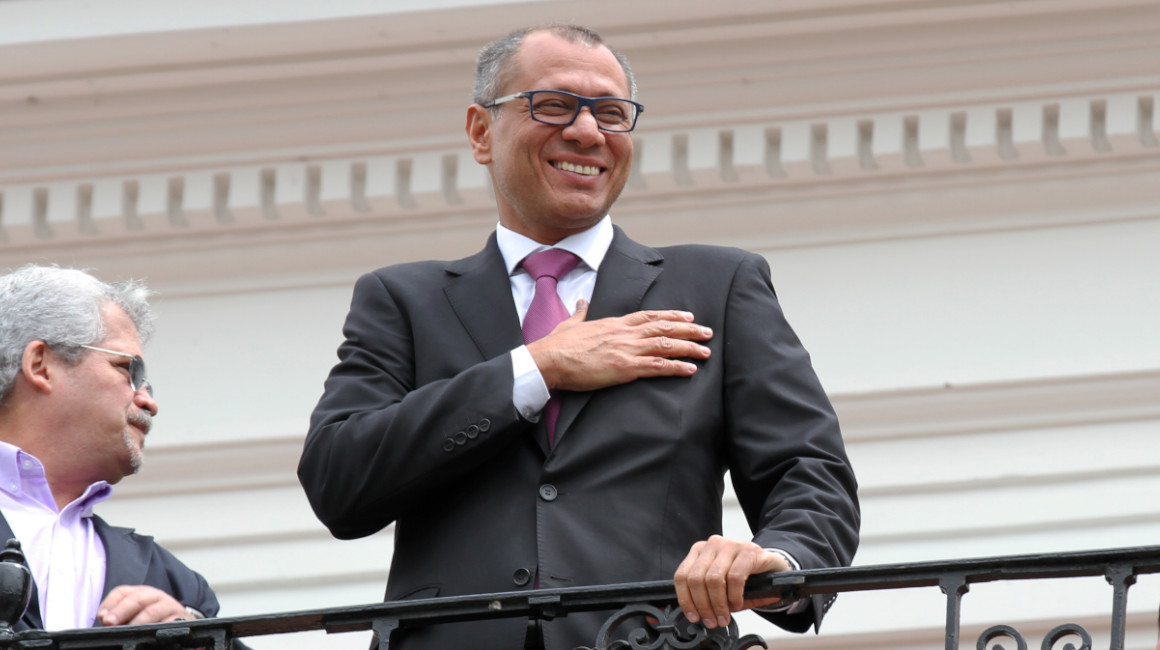 El exvicepresidente Jorge Glas en Quito, el 15 de mayo de 2017.