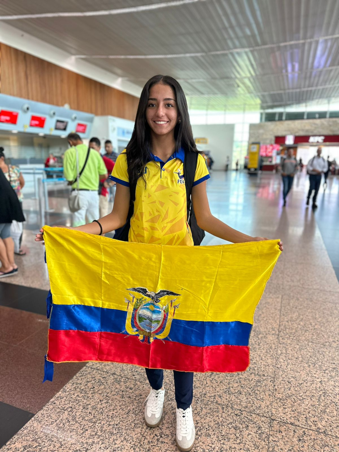 Martina Mullo, rumbo a Lima para representar a Ecuador en el Sudamericano.