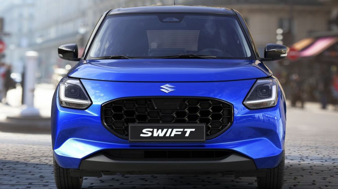 Vista frontal del modelo Suzuki Swift 2024