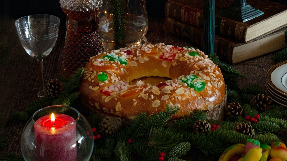 Después del 25 de diciembre ya se empieza a ofrecer la Rosca o Roscón de Reyes.
