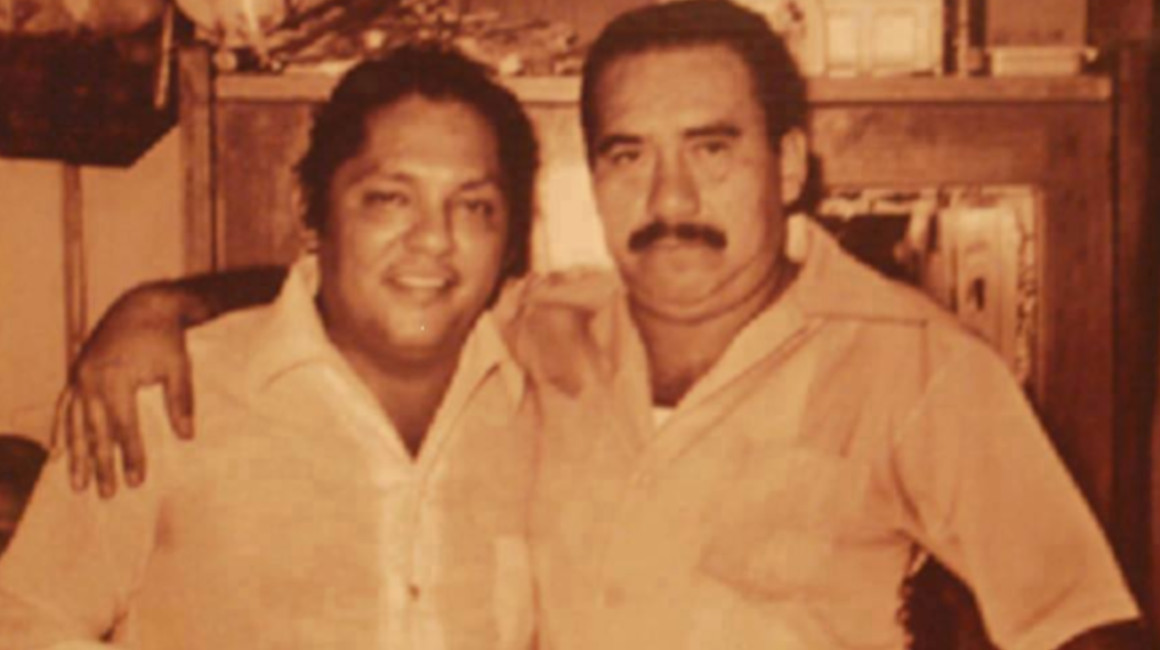 Julio Jaramillo, junto a su gran amigo Carlos Armando Romero Rodas. 
