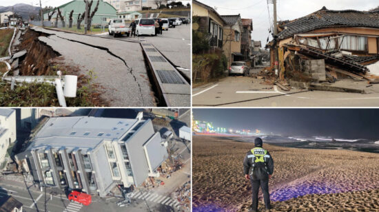 Imágenes del terremoto de Japón