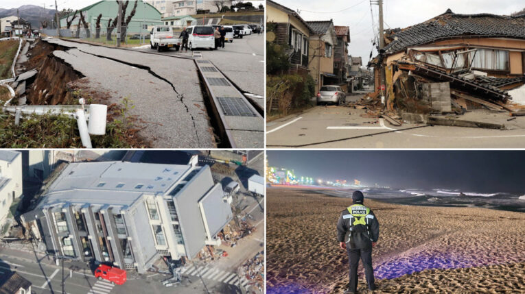 Imágenes muestran la magnitud de los daños tras terremoto de Japón