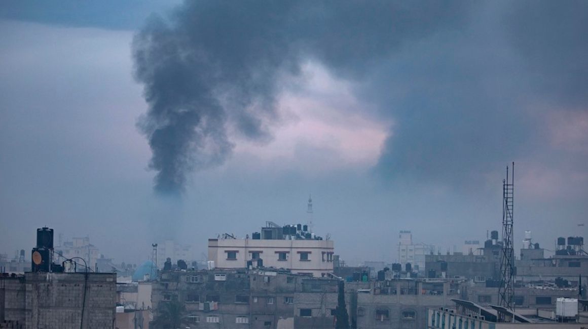 Bombardeo israelí en la Franja de Gaza, el 4 de enero de 2024.
