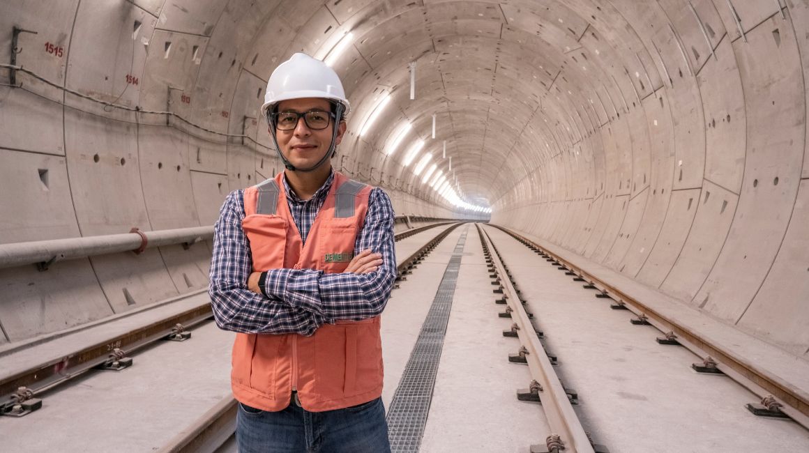 Túnel del Metro de Quito fabricado con cemento UNACEM