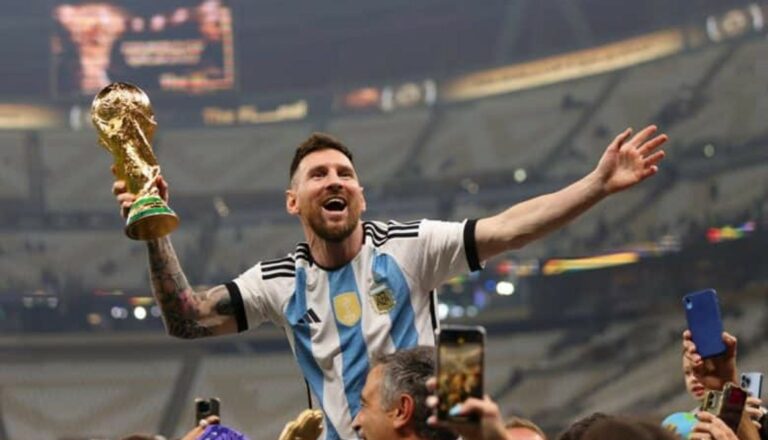 Lionel Messi, en una ecena de 'Capitanes del mundo'.