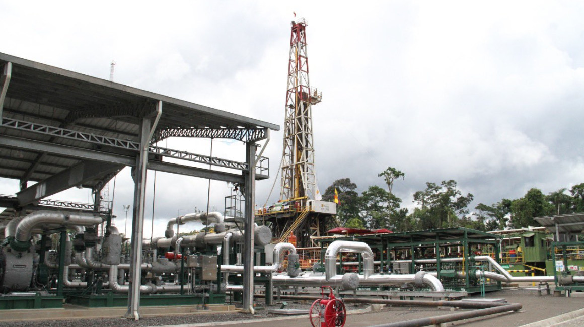 Imagen referencial de instalaciones petroleras de Petroecuador.