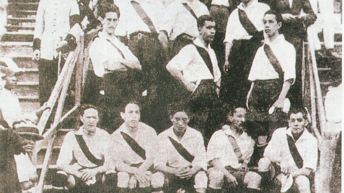 La primera foto de los jugadores del Club Universitario, en 2019.