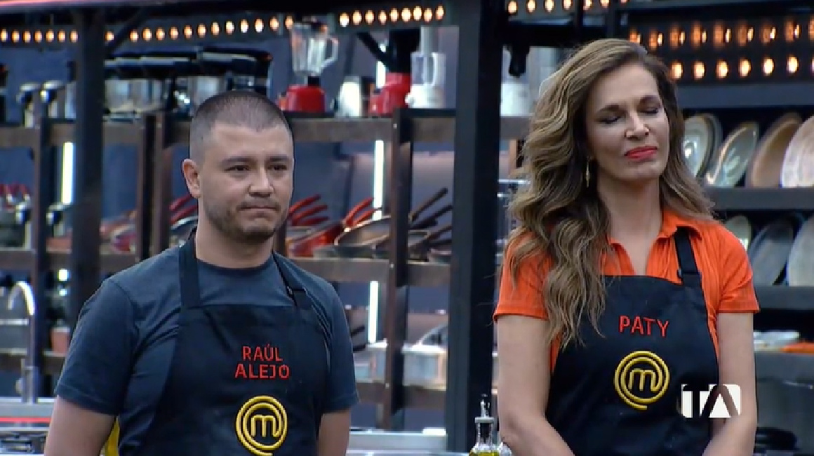 Raúl Santana y Patricia Terán, eliminados de MasterChef Celebrity Ecuador