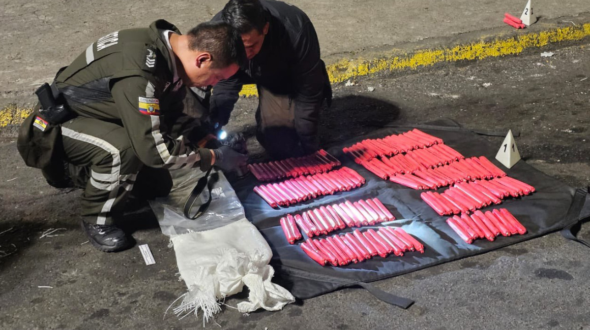operativos tras el hallazgo de 130 tacos de dinamita de San Roque