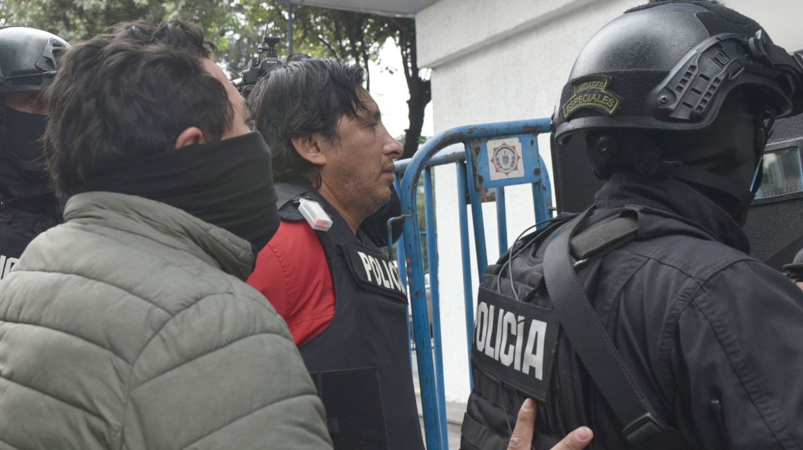 Fabricio Colón Pico, cabecilla de Los Lobos, fue detenido el 5 de enero de 2024 en Quito.