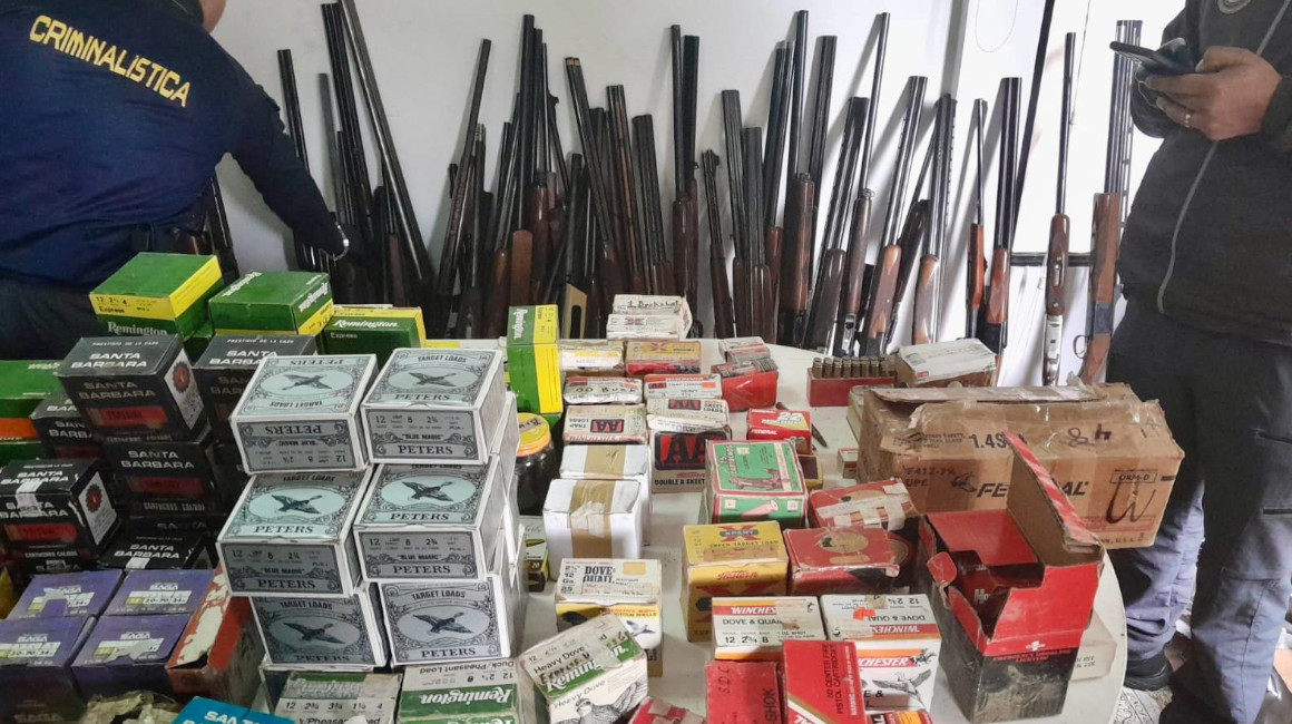 Procesado por tráfico de armas tras hallazgo del arsenal en Cumbayá