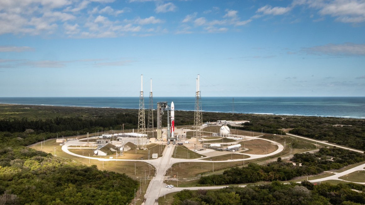 La Estación de la Fuerza Espacial de Cabo Cañaveral en Florida, Estados Unidos.