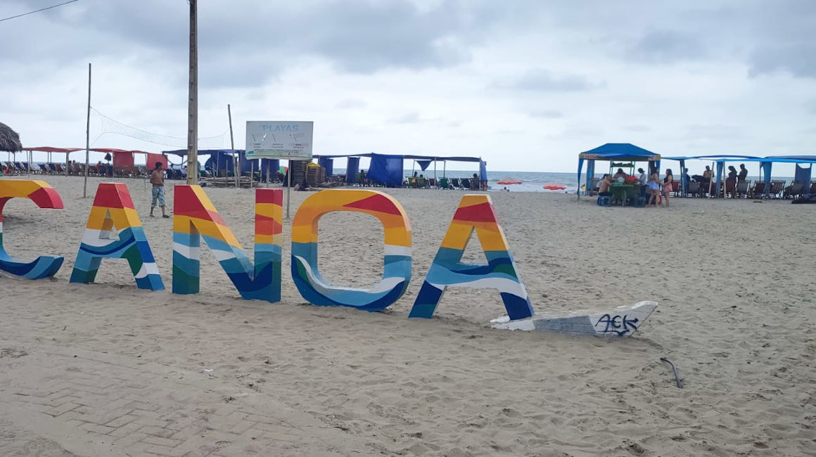 Playa de Conoa, San Vicente, al centro norte de Manabí.