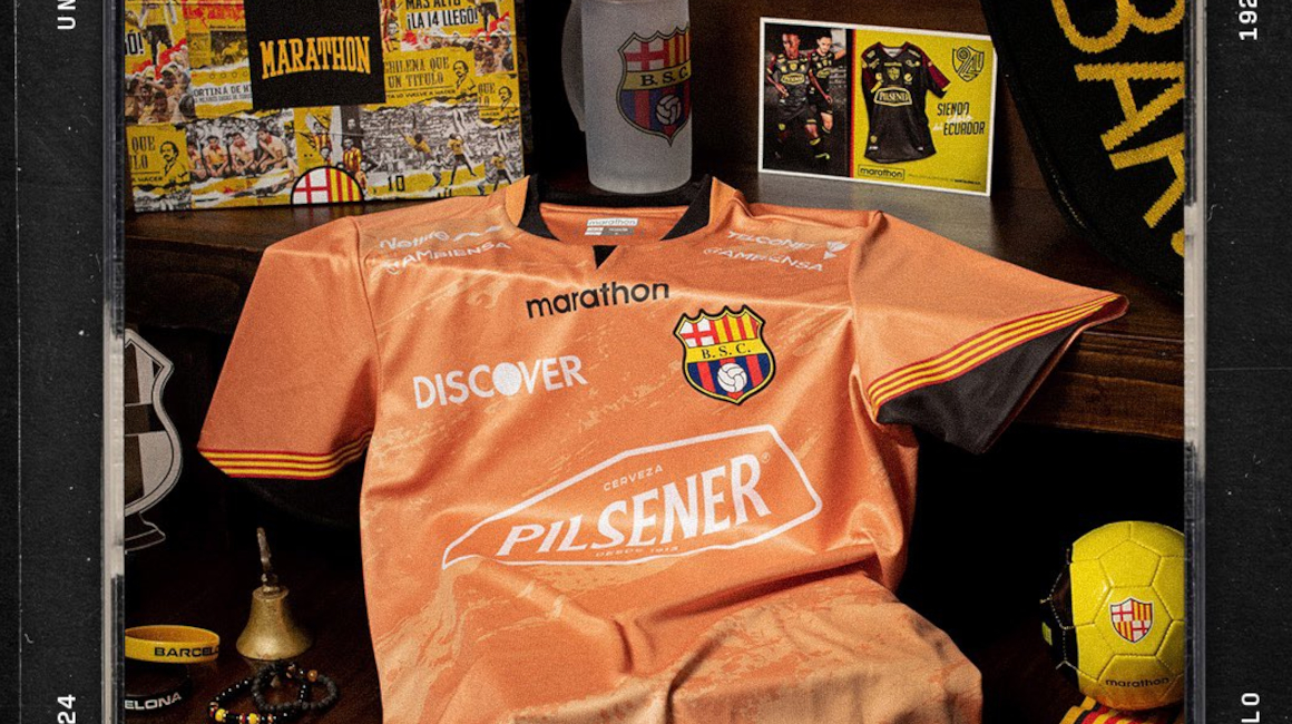 Barcelona SC puso a la venta su primera camiseta alterna para 2024, este 19 de enero.