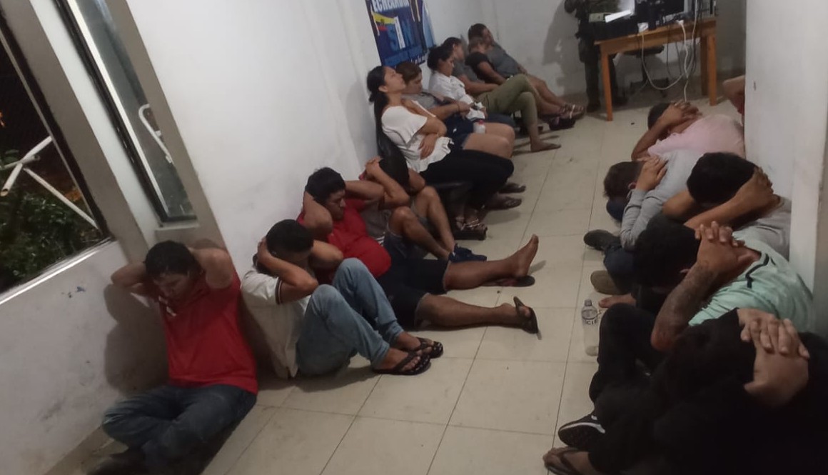 Miembros de Los Fatales detenidos en Bolívar.