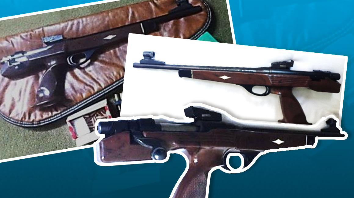 Una pistola de cerrojo Remington XP-100, fabricada entre 1963 y 1998, fue una de las armas incautadas en Cumbayá, el 17 de enero de 2024.