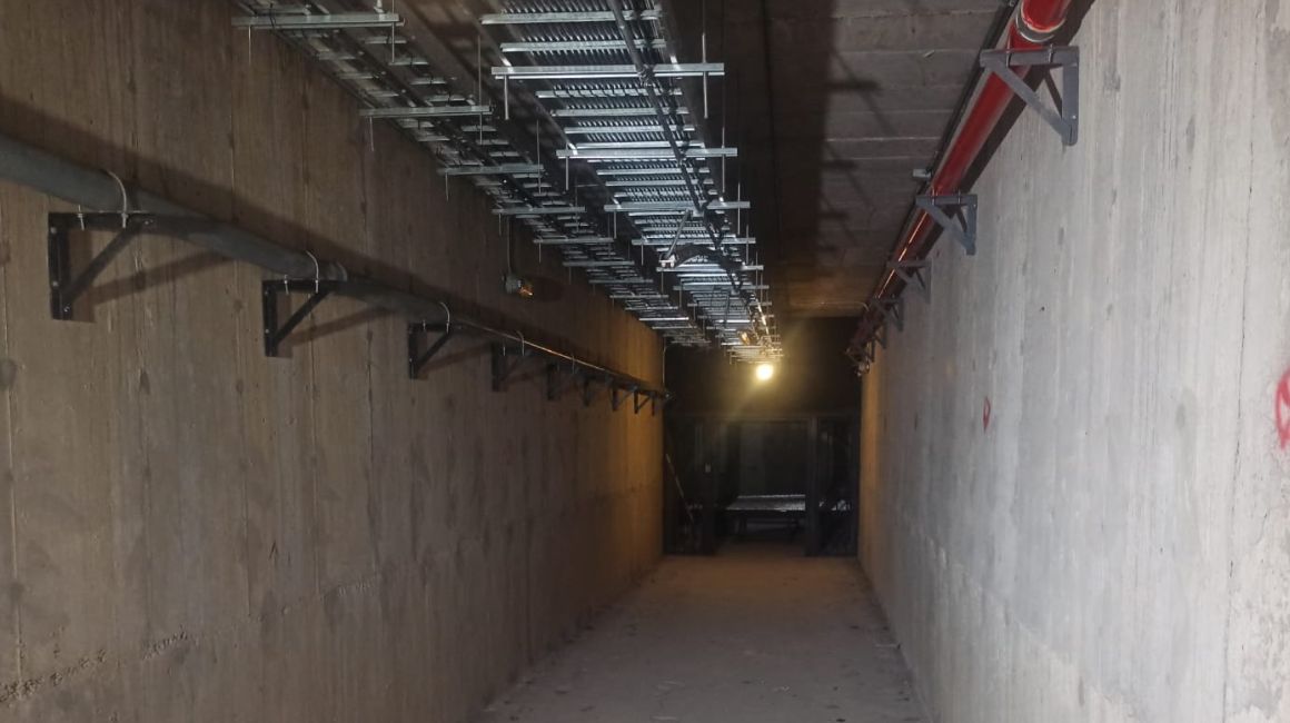 Los conductos o túneles que tiene la cárcel de Turi desde su construcción.