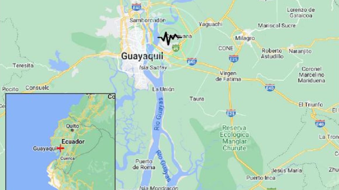 Un temblor se registró en Guayas el 20 de enero de 2024.