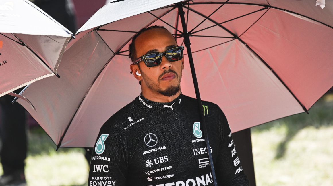 Hamilton, previo al gran premio de Fórmula 1, en Hungría, el pasado 23 de julio de 2023.