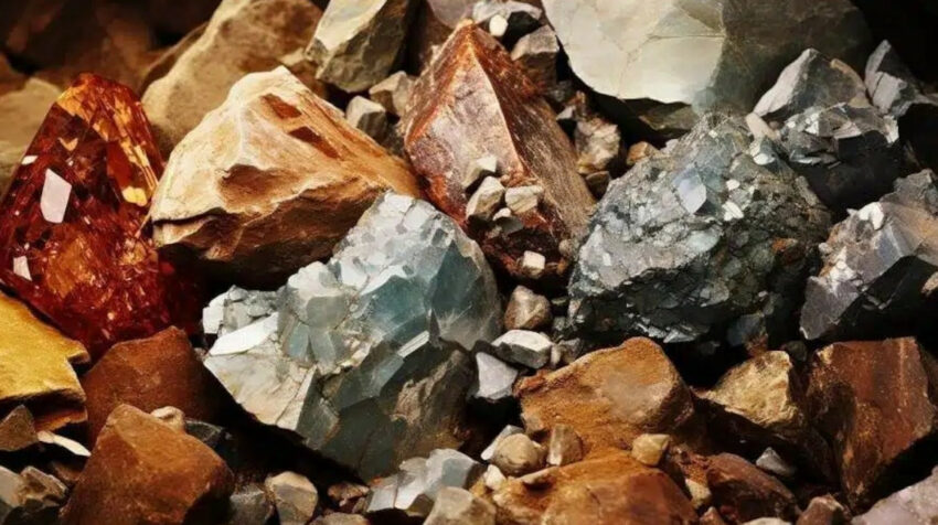 Imagen referencial del grupo de minerales llamados tierras raras.